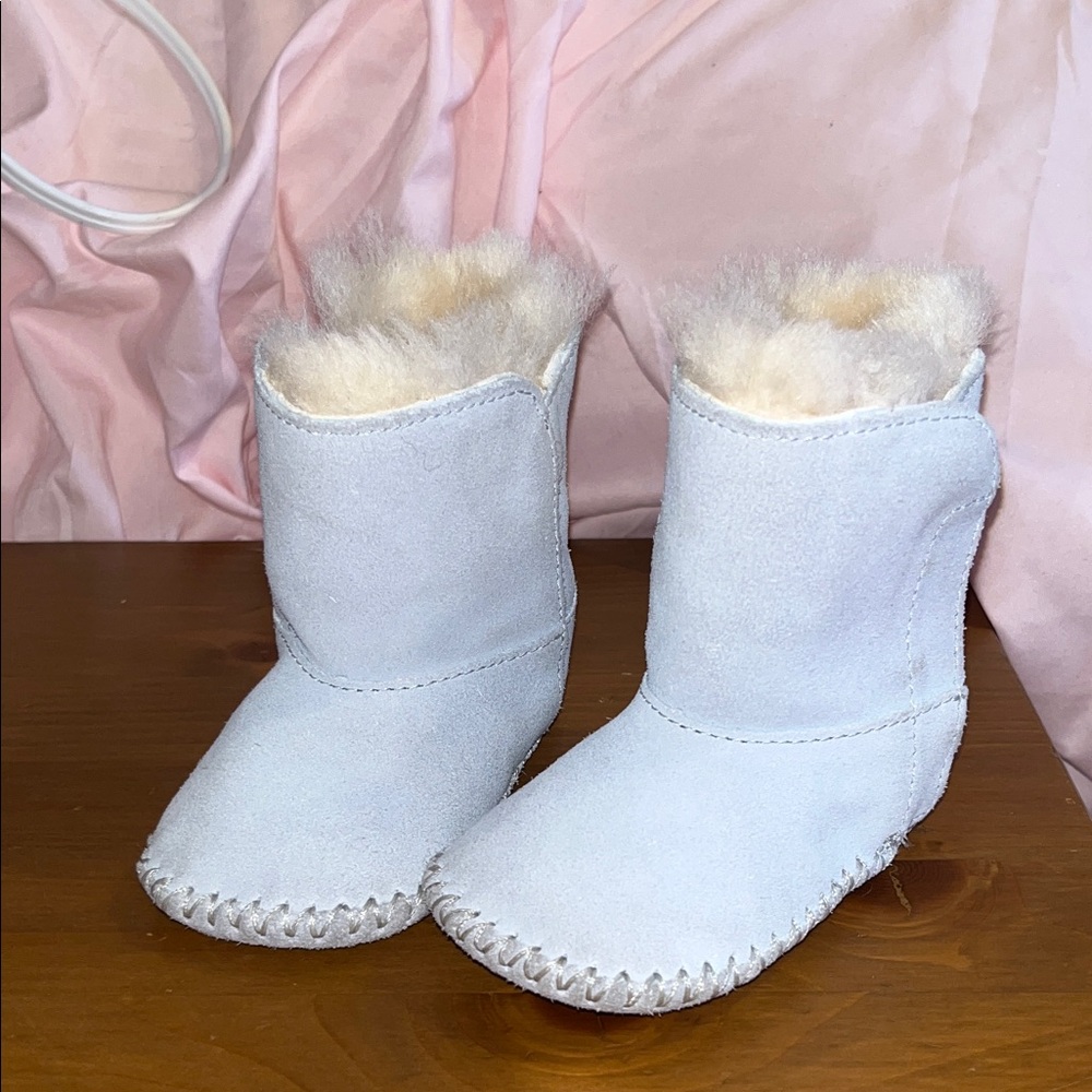 UGG Infant Booties in Soft Blue